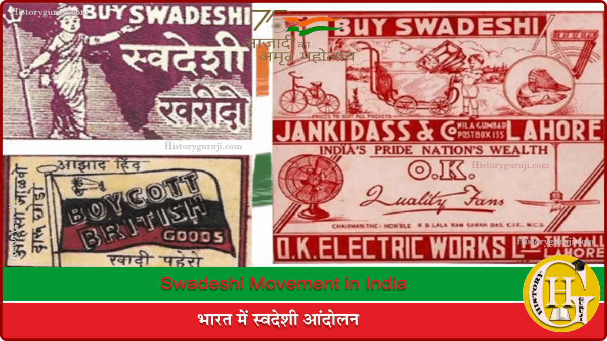 भारत में स्वदेशी आंदोलन (Swadeshi Movement in India)